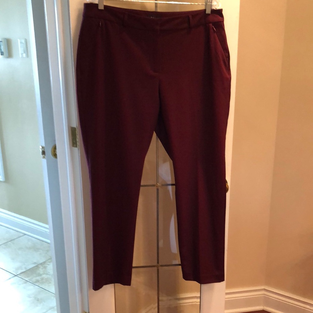 Women's Burgundy Pants